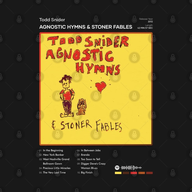 Todd Snider - Agnostic Hymns & Stoner Fables Tracklist Album by 80sRetro