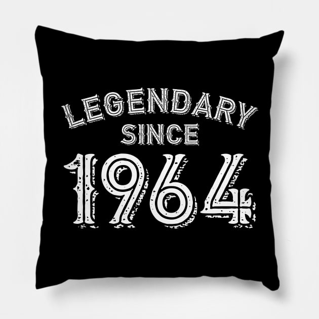 Legendary Since 1964 Pillow by colorsplash