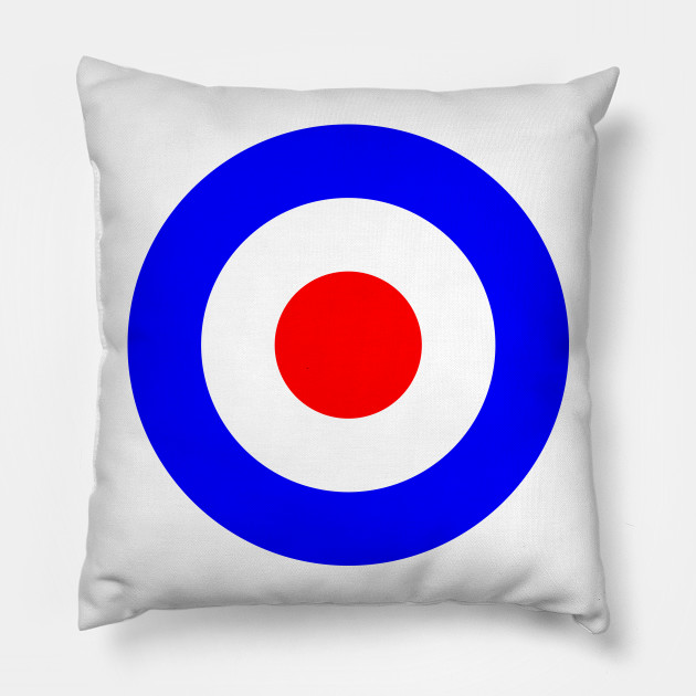 Classic Mod Target Target Pillow Teepublic