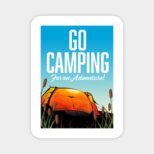 Go Camping for an adventure Magnet