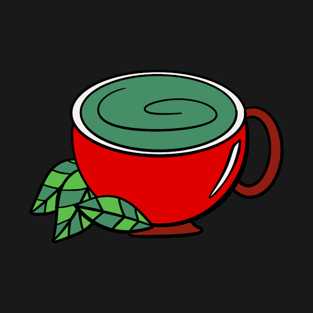 Matcha Tea by Kelly Louise Art