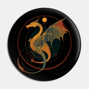 Mighty Dragon - Awe-Inspiring Fantasy Design Pin