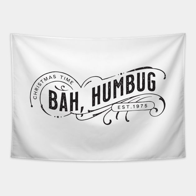 Bah Humbug - for the Christmas Haters Tapestry by VicEllisArt