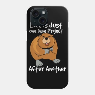 Funny Beaver, Project Manager Phone Case