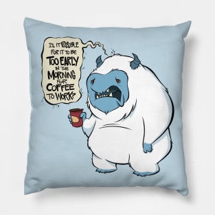 Coffee Yeti Pillow