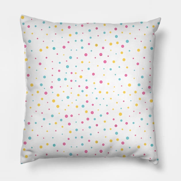 Polka dots Colorful Dots pattern minimal case Iphone case neutral nudes Pillow by ivaostrogonac