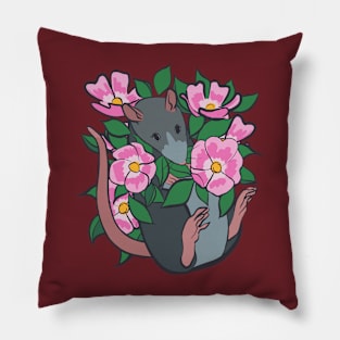 Nootka Rose Rat Pillow