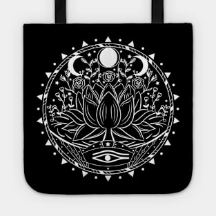 Lotus Flower Mandala Tote