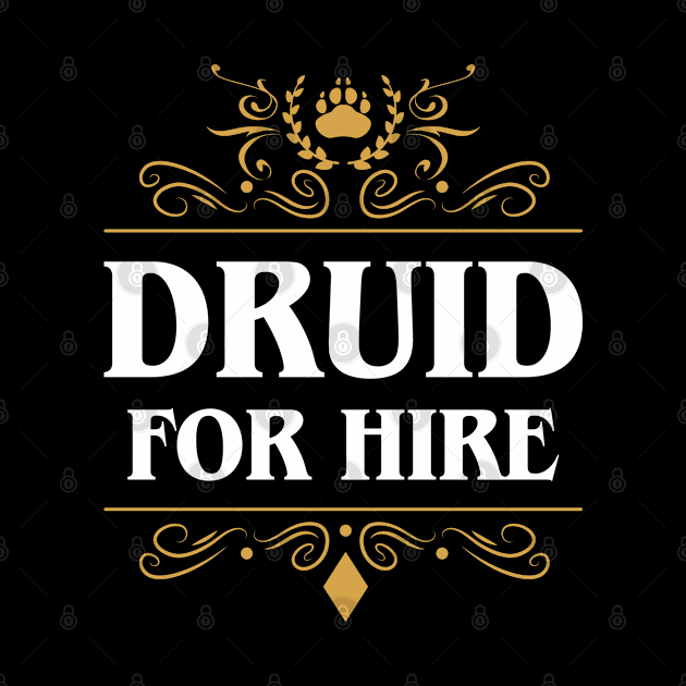 Druid For Hire by pixeptional