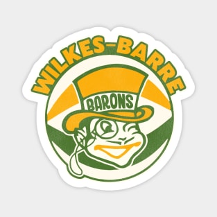 Defunct Wilkes-Barre Barons Basketball Team Magnet