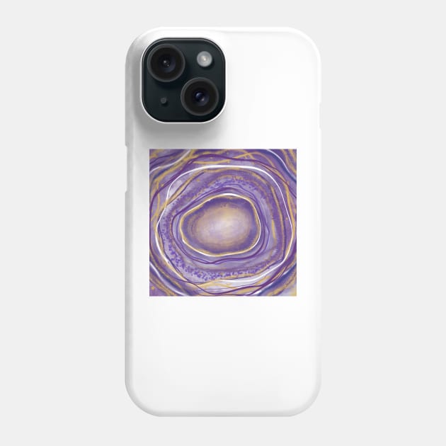 Purple Geode Phone Case by lizzyad