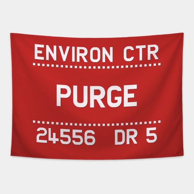 ENVIRON CTR - PURGE Tapestry by DCLawrenceUK