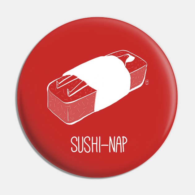 Sushi nap [white] Pin by idisegnidiflora