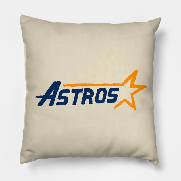 Houston Astroooos 05 Pillow by Very Simple Graph