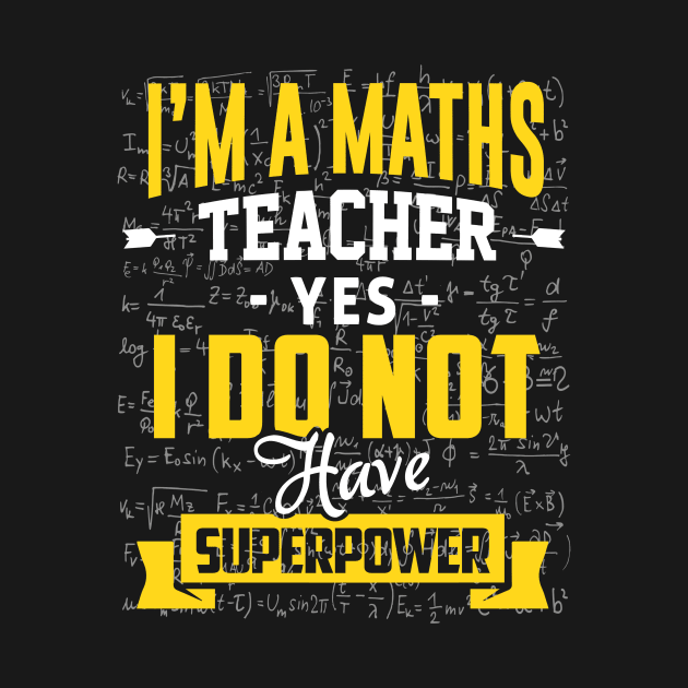 Teacher's day. I am a maths teacher. by Koolstudio