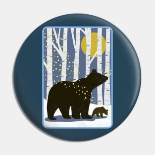 Fireflies and Bears Pin