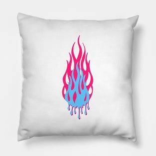 Dripping flames Pillow