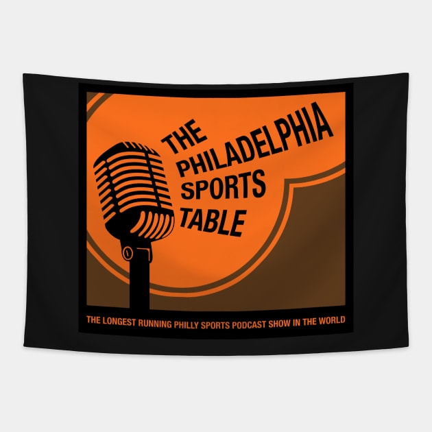 The Philadelphia Sports Table Microphone Tapestry by jwarren613