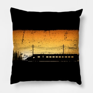 Train locomotive Pillow