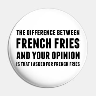 French Fries Pin