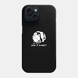 DOG AND RABBIT IMAGE T-SHIRT DESIGN Phone Case