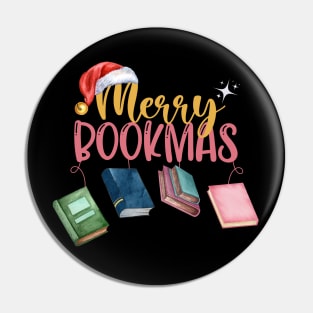 Merry Bookmas Pin