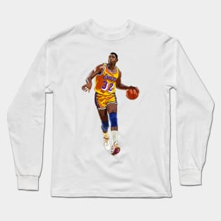 Original 90s Magic Johnson LA Lakers basketball vintage shirt