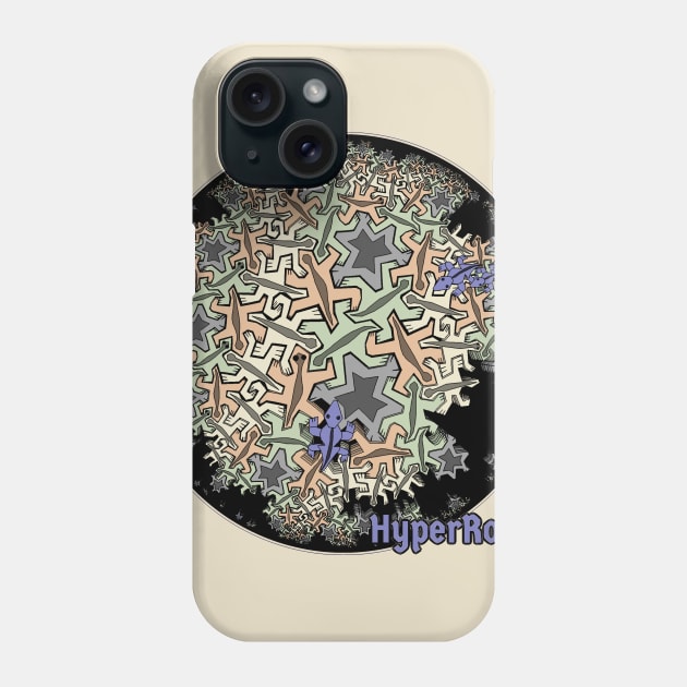 HyperRogue Reptiles Phone Case by zenorogue