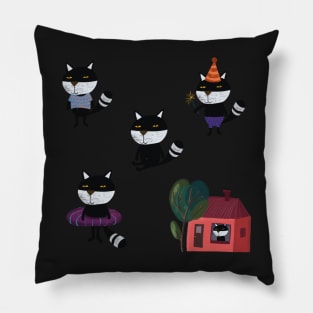 Funny cats Pillow