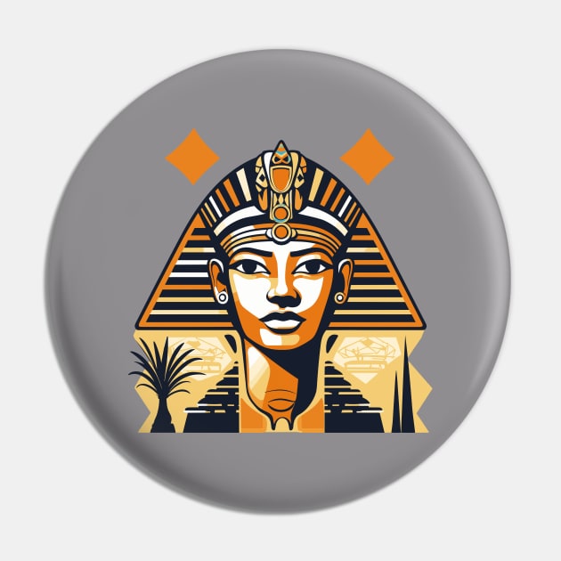 Ancient Egypt Egyptian Culture Unveiled: Mythical Symbols and Luxurious Heritage Pin by FK