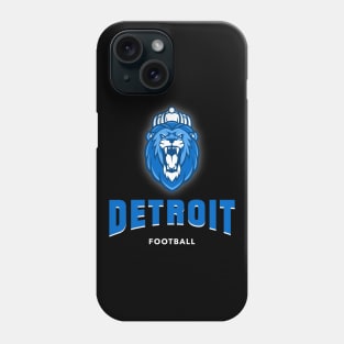 Detroit lions football Phone Case