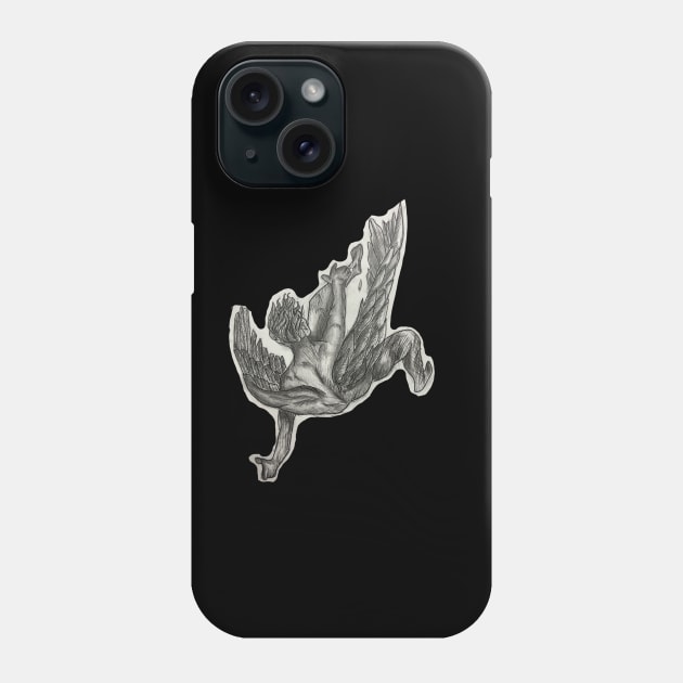 Falling Icarus Phone Case by Nihakii