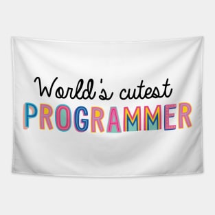 Programmer Gifts | World's cutest Programmer Tapestry