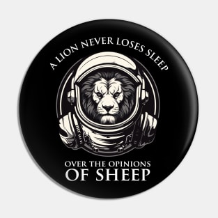 Lion Quotes Pin