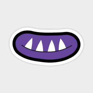 Halloween Big Purple Mouth Magnet