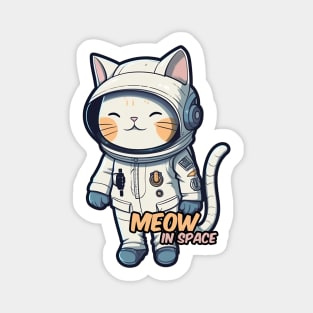 Astronaut cat Magnet