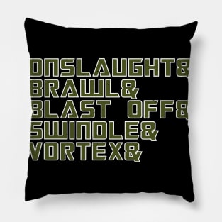 Combat Names Pillow