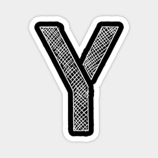 Y Inital - Letter Magnet