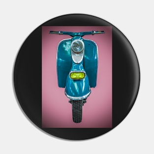 Vintage Blue Scooter Pin