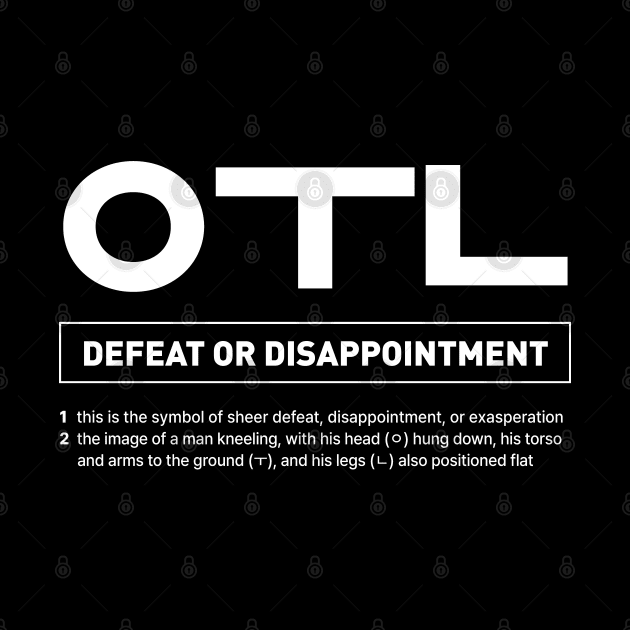 Funny Korean Slang OTL - Defeat or Disappointment by SIMKUNG