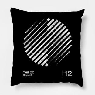 The XX / Minimalist Graphic Artwork Design Pillow