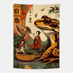 Vintage Japanese Art Tapestry