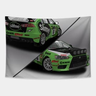 Mitsubishi evo X R4 Dirt 1 Tapestry