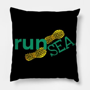 Run Seattle Run Pillow