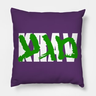 Krav Magakira - Green v1 Pillow