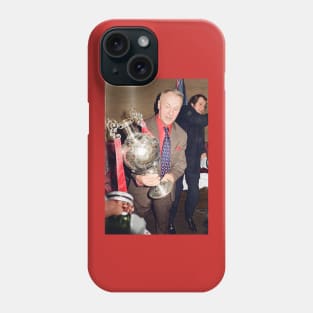 Bill Shankly with the cup Phone Case