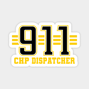 First Responder Shirt, 911 Dispatcher Shirt, Thin Gold Line Police Shirt, Dispatch Gifts for CHP Operator, Dispatcher Flag Shirt for Sheriff T-Shirt Magnet