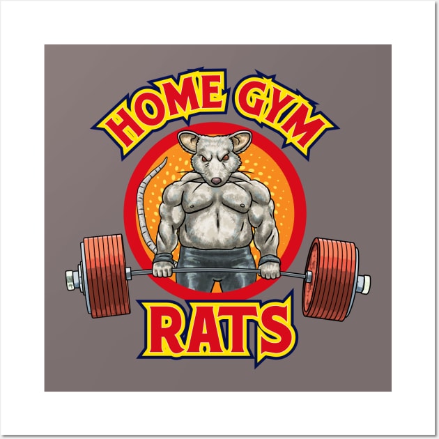 Gym Rat, Gym Items, Barbell Gym Design,Weight Training Gifts T-Shirt