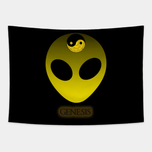 Genesis Streetwear - Alien yang logo basic Tapestry