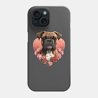 Boxer valentine's day Phone Case